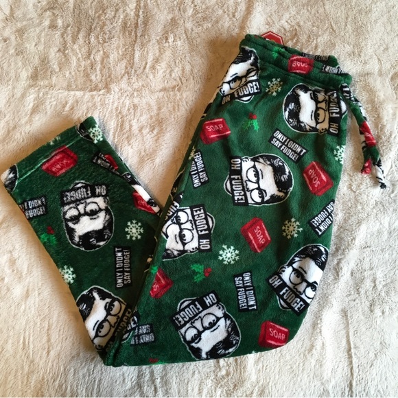 Other Nwt A Christmas Story Mens Fuzzy Pajama Pants Poshmark